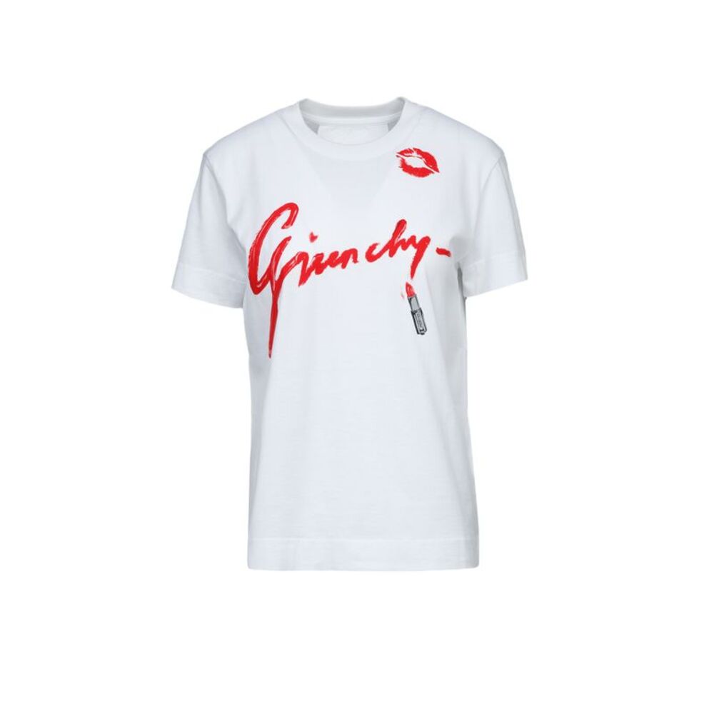 Givenchy White Cotton Sleeveles Women's T-Shirt